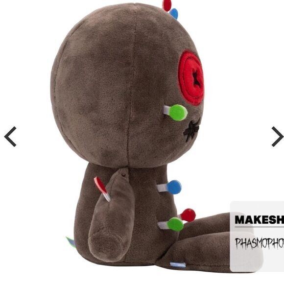 Makeship Cursed Voodoo Doll Plushie Brown NWT in packaging - Picture 4 of 11